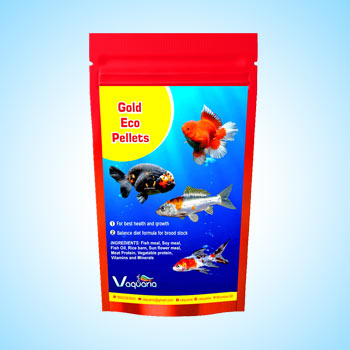 Goldfish pellets fish food in India